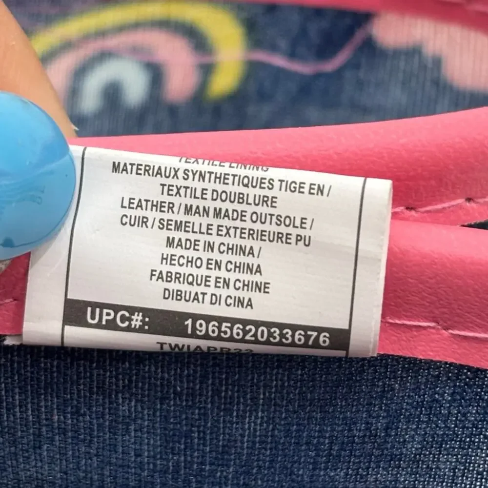 Carter's Size 6 Sherry Rainbow Boots Toddler Pink Navy Blue